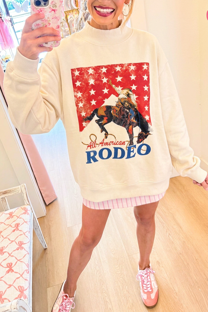 Casual Western Style Sweatshirt