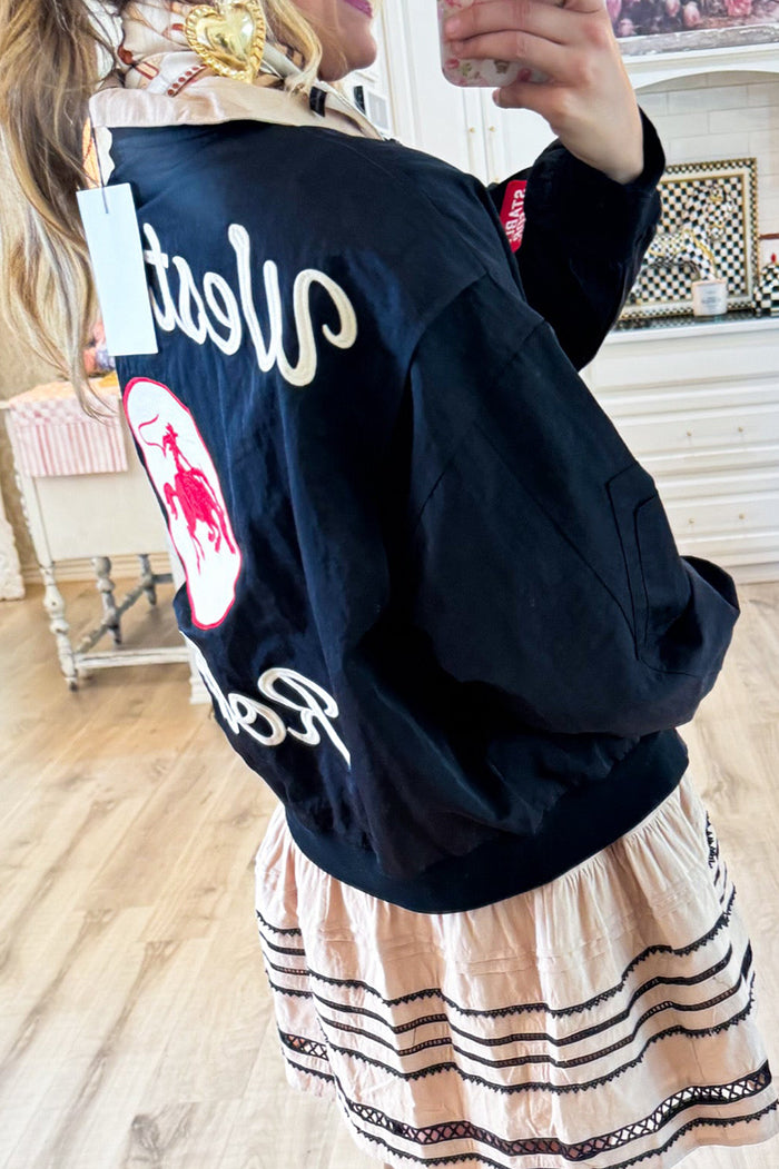 Patchwork Vintage Bomber Jacket