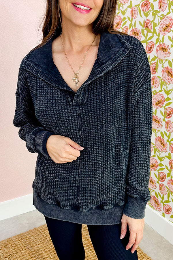Casual For Fall Textured Pullover
