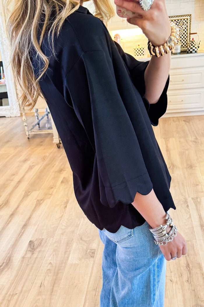 Scallop Edge Detail Solid Top