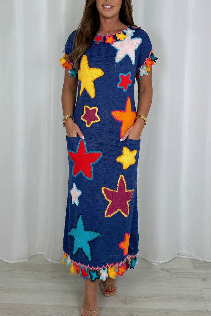 Casual Star Pattern Knitwear