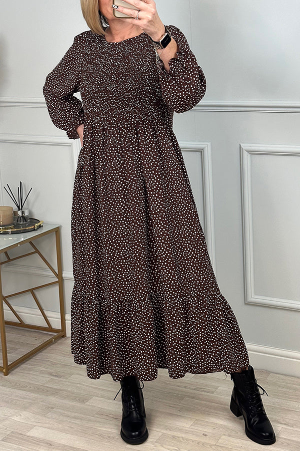 Polka Dot Frilly Dress
