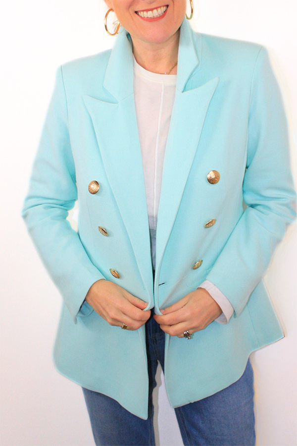 Casual Pocket Buttons Blazer