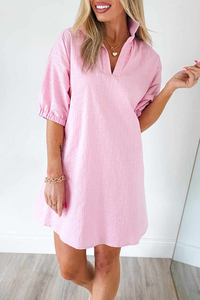 Casual Stand Collar Dress