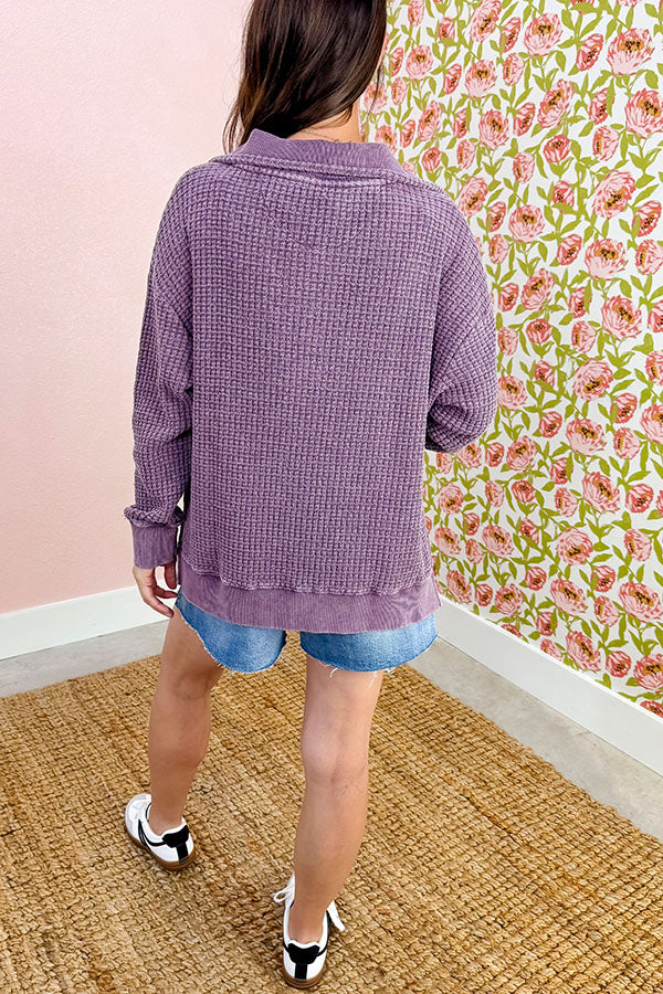 Casual For Fall Textured Pullover