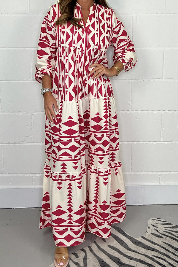 maxi aztec dress Aztec Sleeveless Maxi Dress