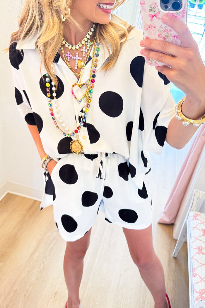 Polka Dot Short Set