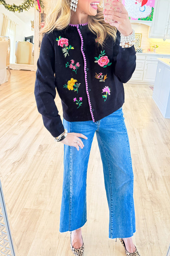 High Waist Wide Leg Pocket Jeans