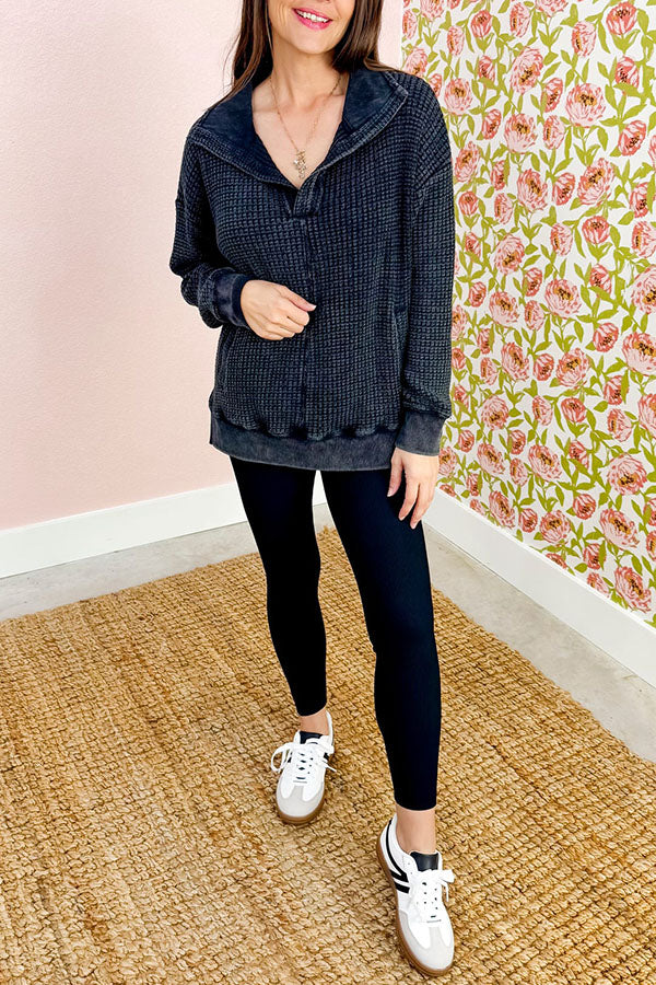 Casual For Fall Textured Pullover