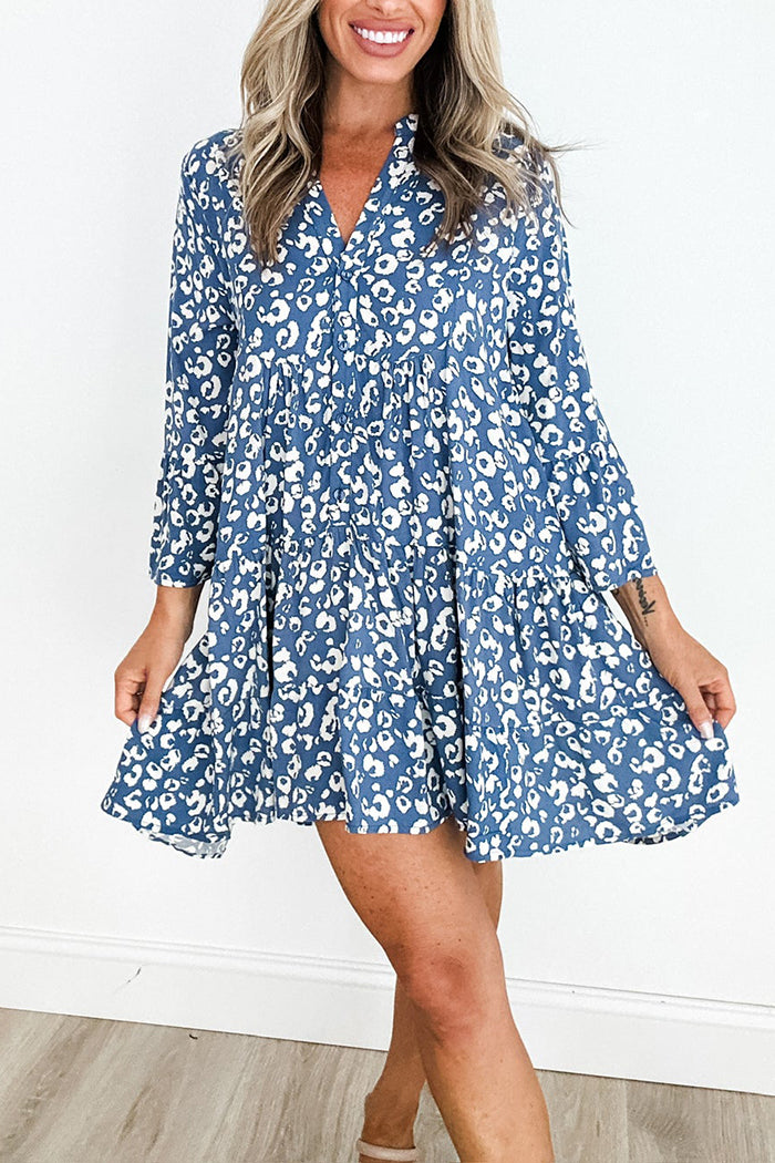 Casual Animal Pattern Dress