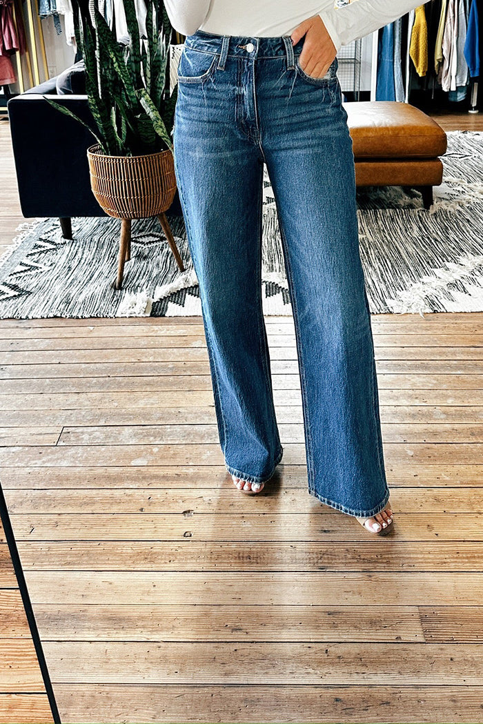Casual  Wide Leg Jeans