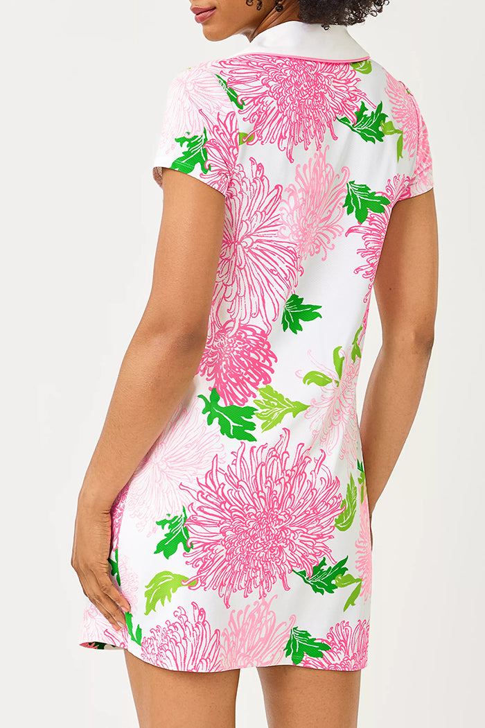 Short Sleeve Floral Mini Dress