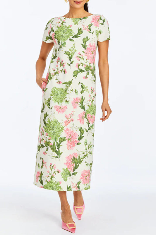 Midi-Length Reversible Cocktail Dress