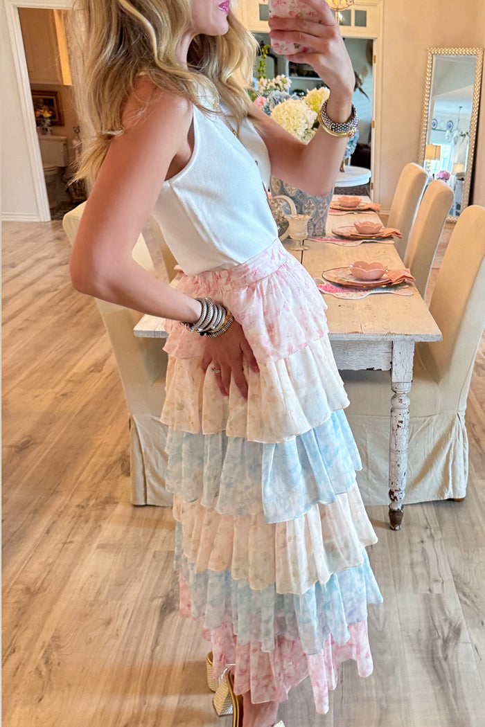 White Sleeveless Button-Up Top