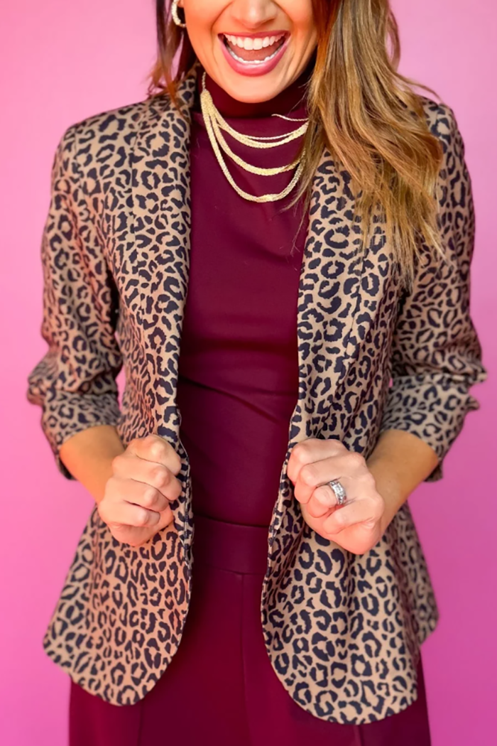 Casual Animal Spots Jacket