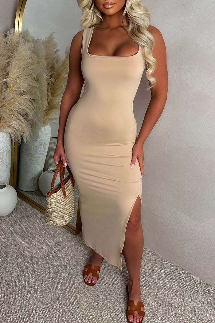 Split Side Bodycon Dress