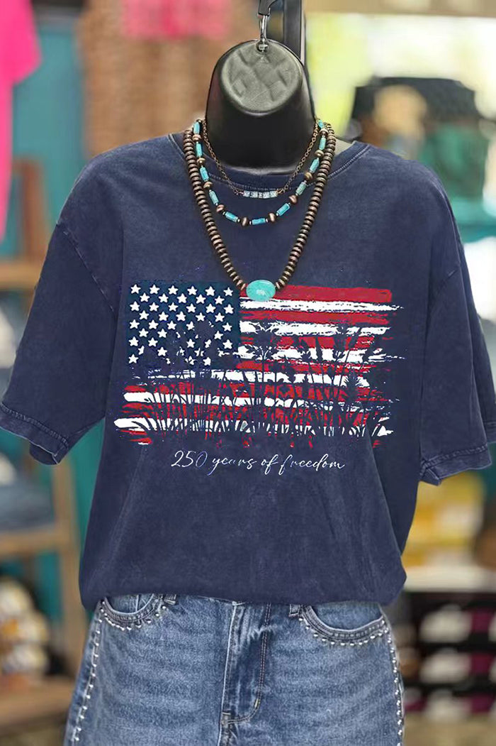 Freedom 250 Wildflower Flag Tee