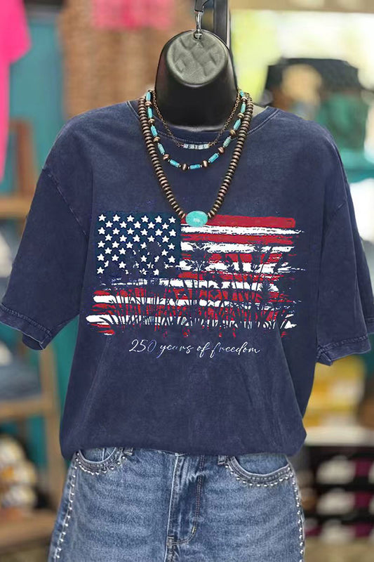 Freedom 250 Wildflower Flag Tee