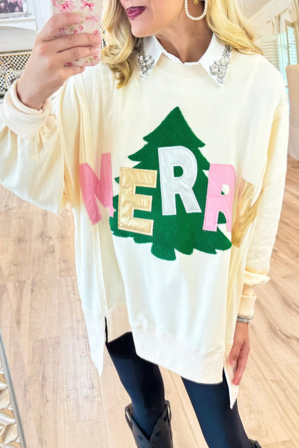 Merry Christmas Tree Sweatshirt