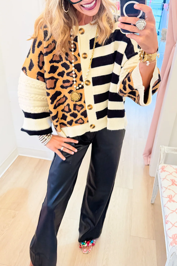 Black Faux Leather Wide Leg Pants