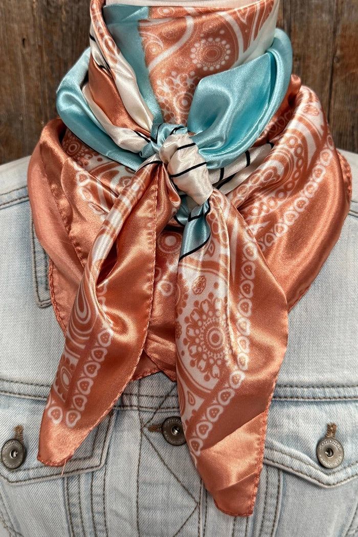 Vintage Botanical Paisley Scarf