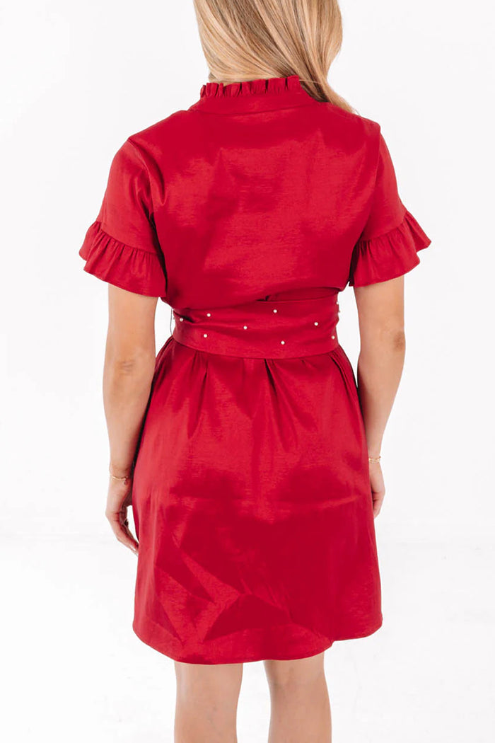 Casual Button Up Pocket Dress