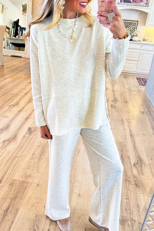 Scuba Slit Top and Pant Set