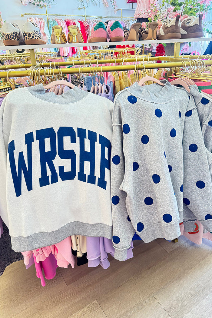 Worship Reversible Mockneck Sweatshirt