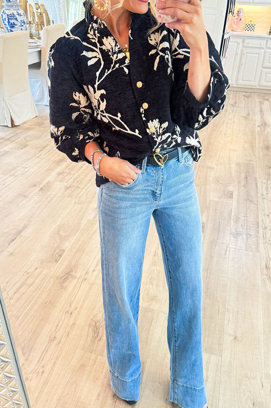 Light Denim High Rise Trouser Jeans