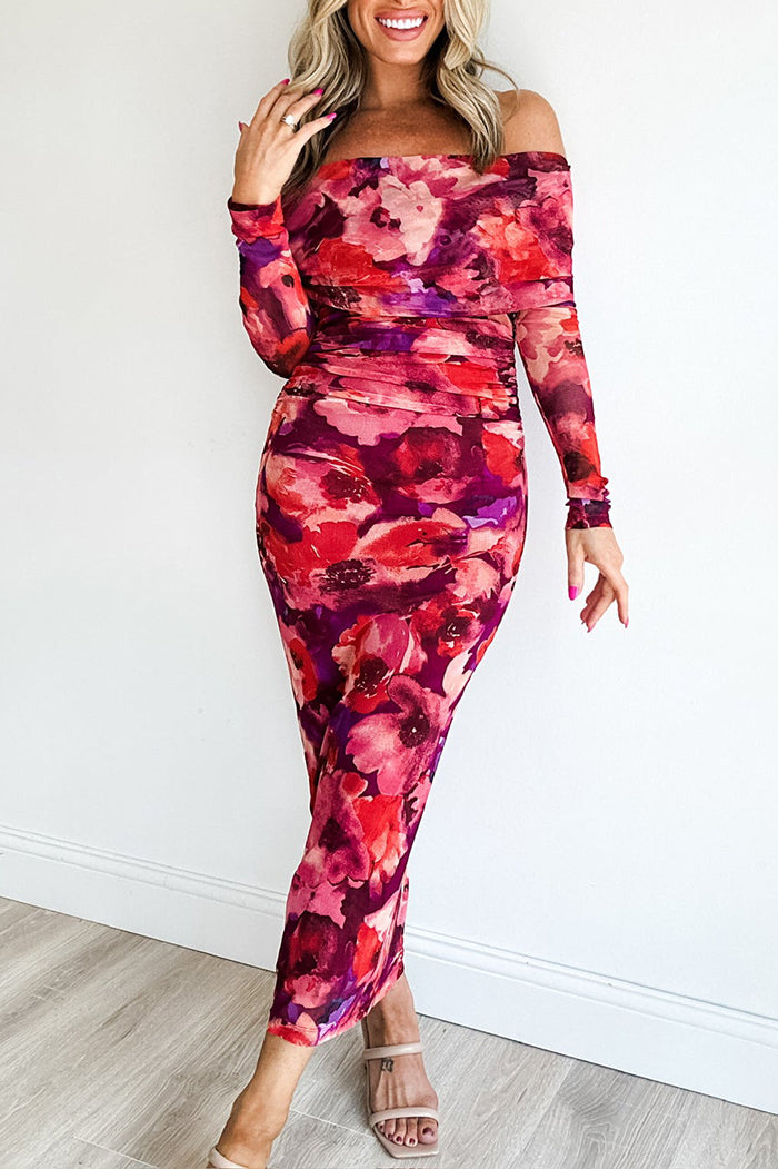 Casual Floral Pattern Dress
