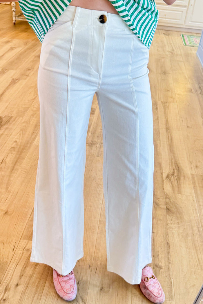 High Rise Wide Leg Pants