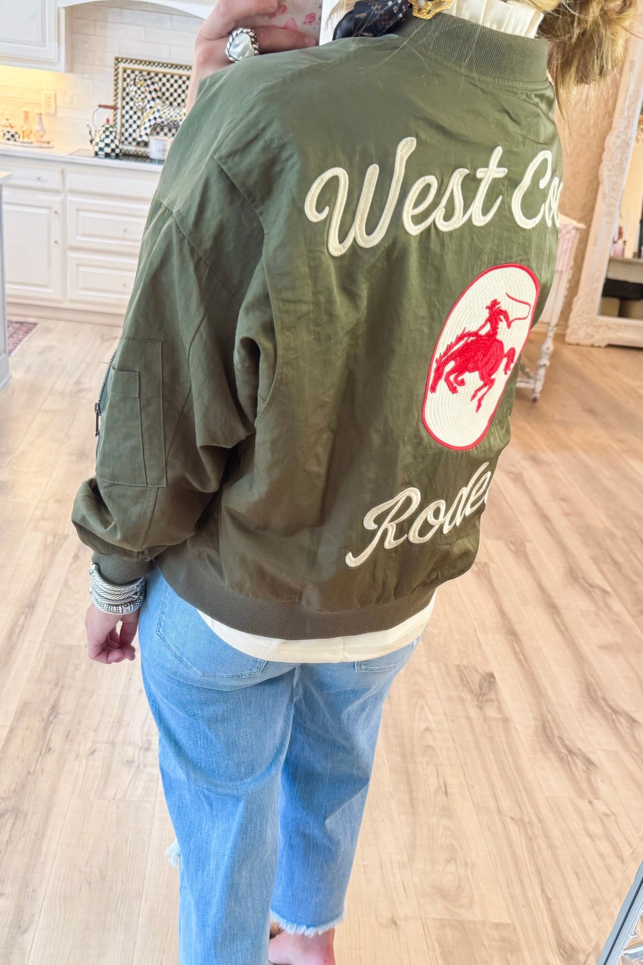 Patchwork Vintage Bomber Jacket
