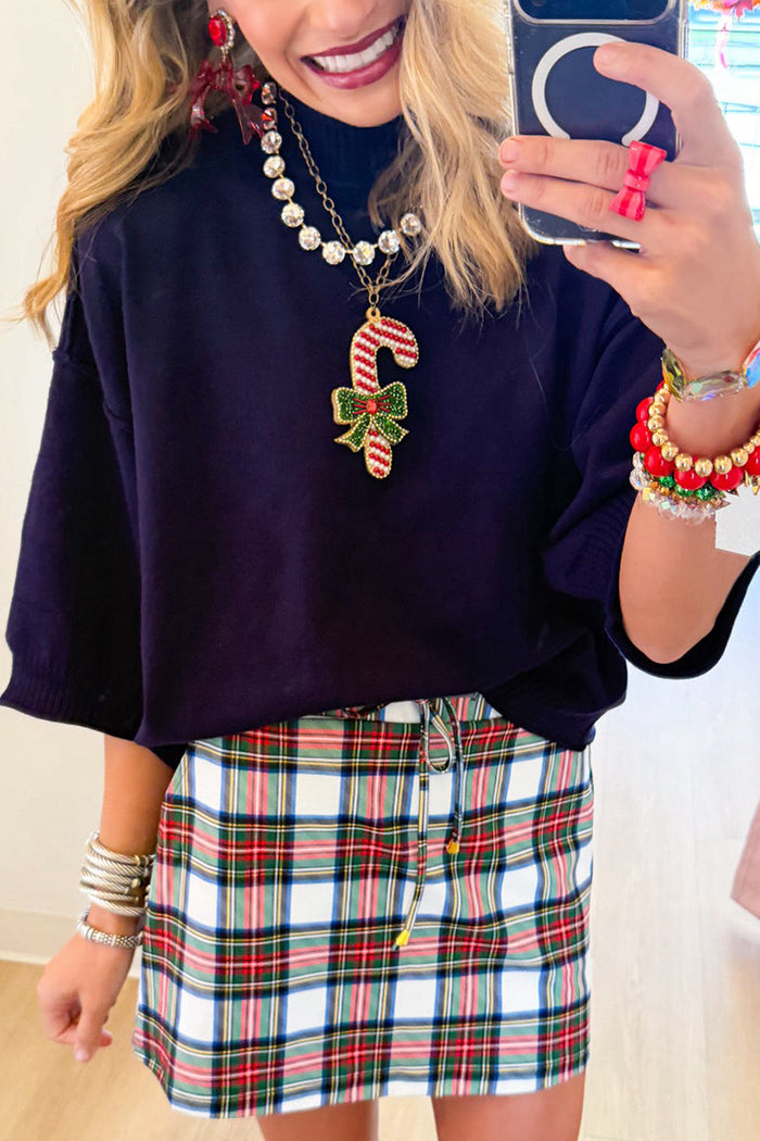 Navy Crew Neck Sweater