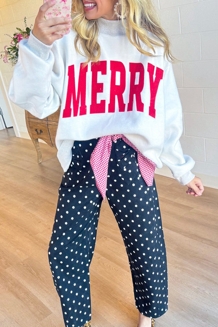 Merry/Grinch Reversible Mockneck Top