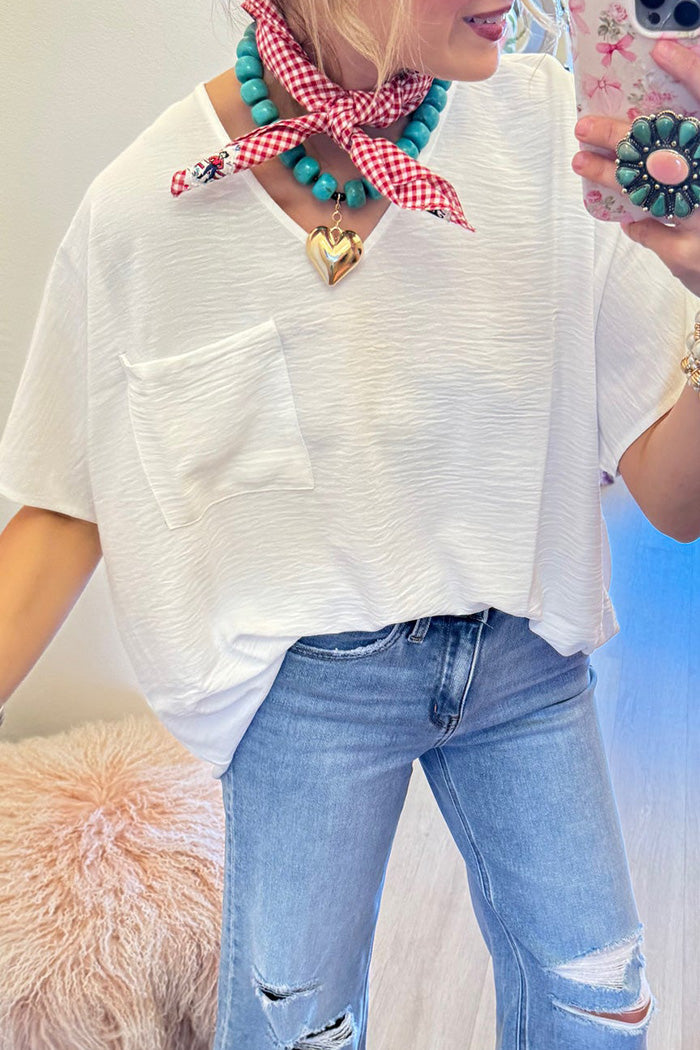 Dolman Sleeve Pocket Top