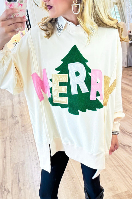 Merry Christmas Tree Sweatshirt