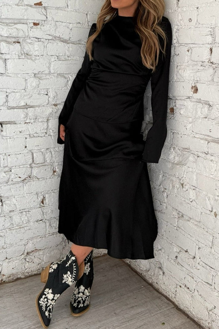 Dark Romance Midi Skirt Set