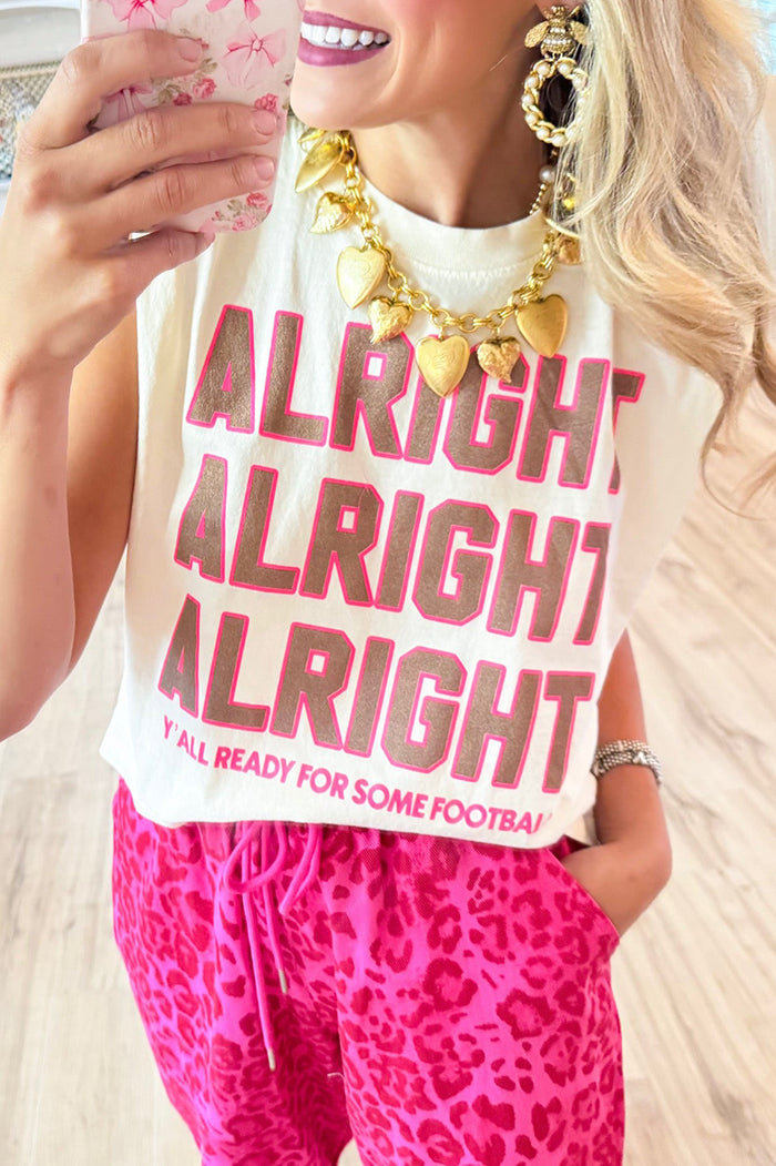 Alright Graphic Sleeveless Tee