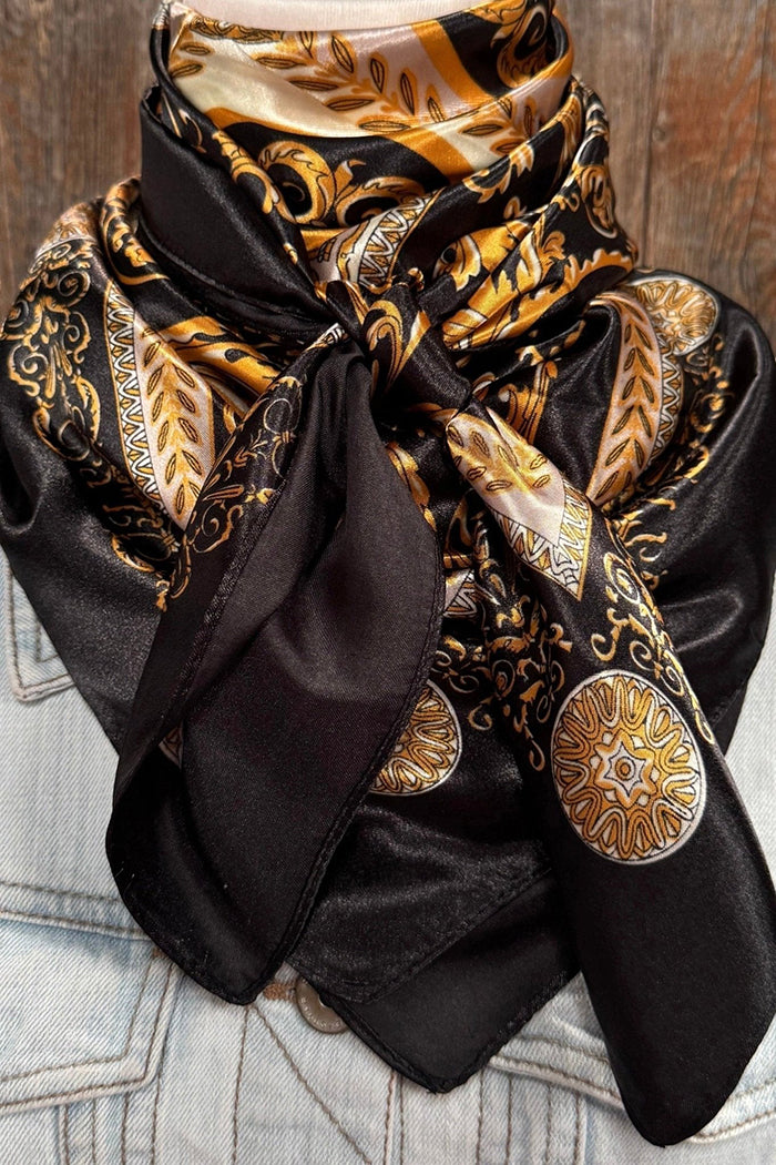 Vintage Botanical Paisley Scarf