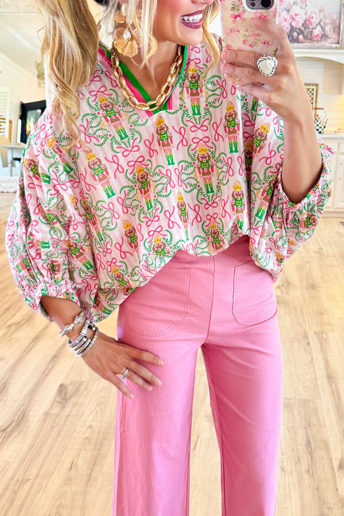 Casual Bold Printed Top