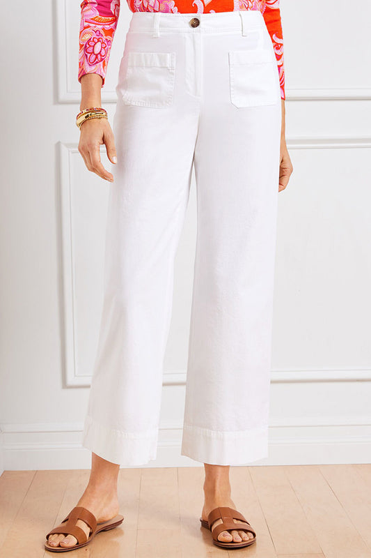 Wide Leg Pocket Crop Pants