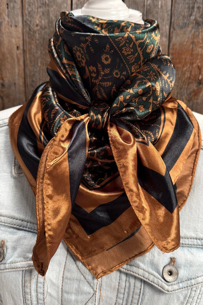 Vintage Botanical Paisley Scarf