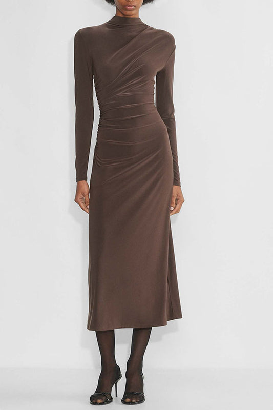 Casual Solid Color Dress