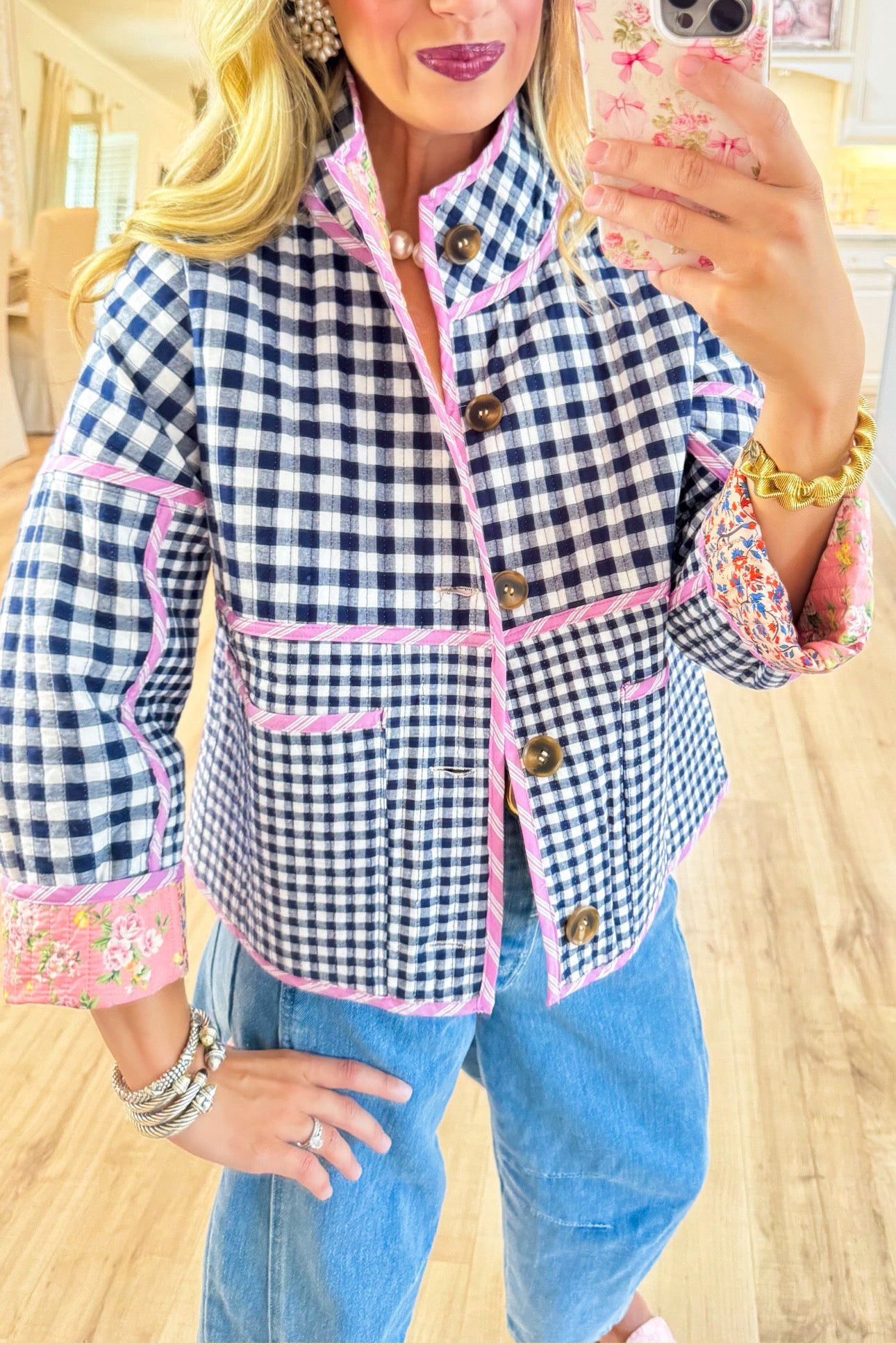 Multi Pattern Reversible Jacket