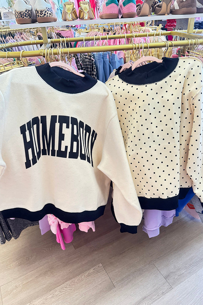 Homebody Reversible Mockneck Sweatshirt