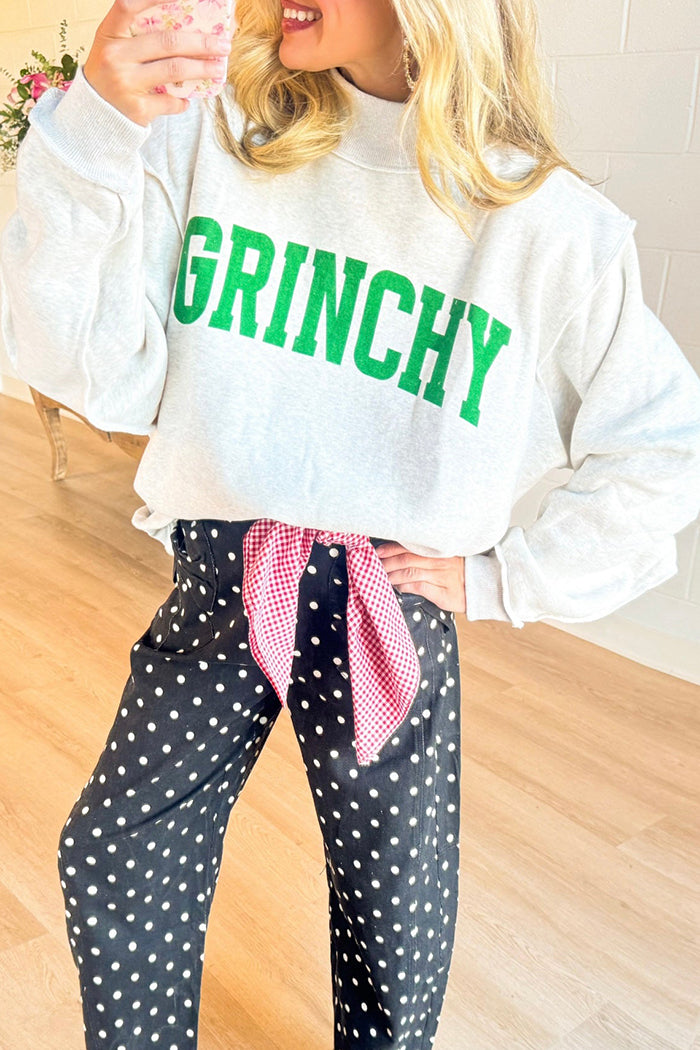 Merry/Grinch Reversible Mockneck Top