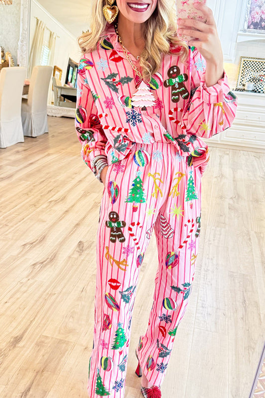 Casual Christmas Candyland Set