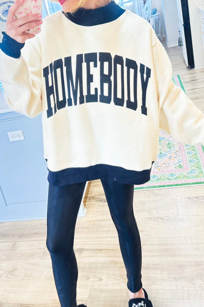 Homebody Reversible Mockneck Sweatshirt