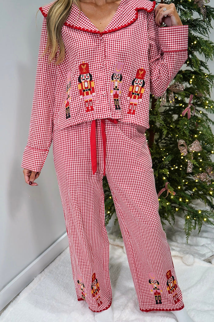 Nutcracker Gingham Pajama Set