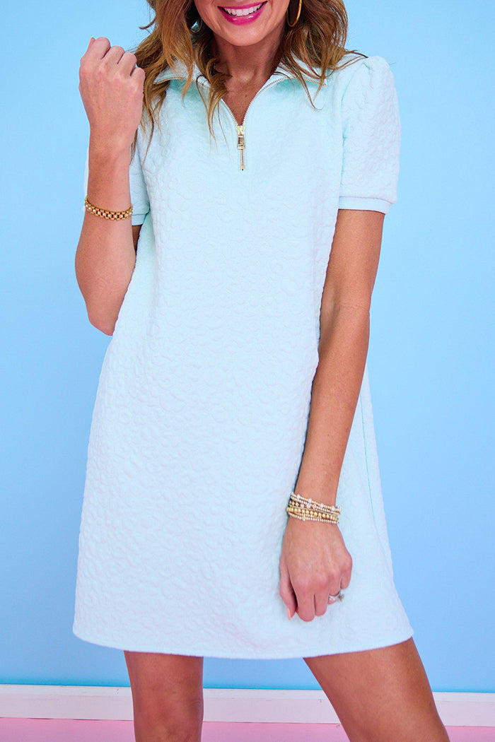 Casual Zip Front Dress